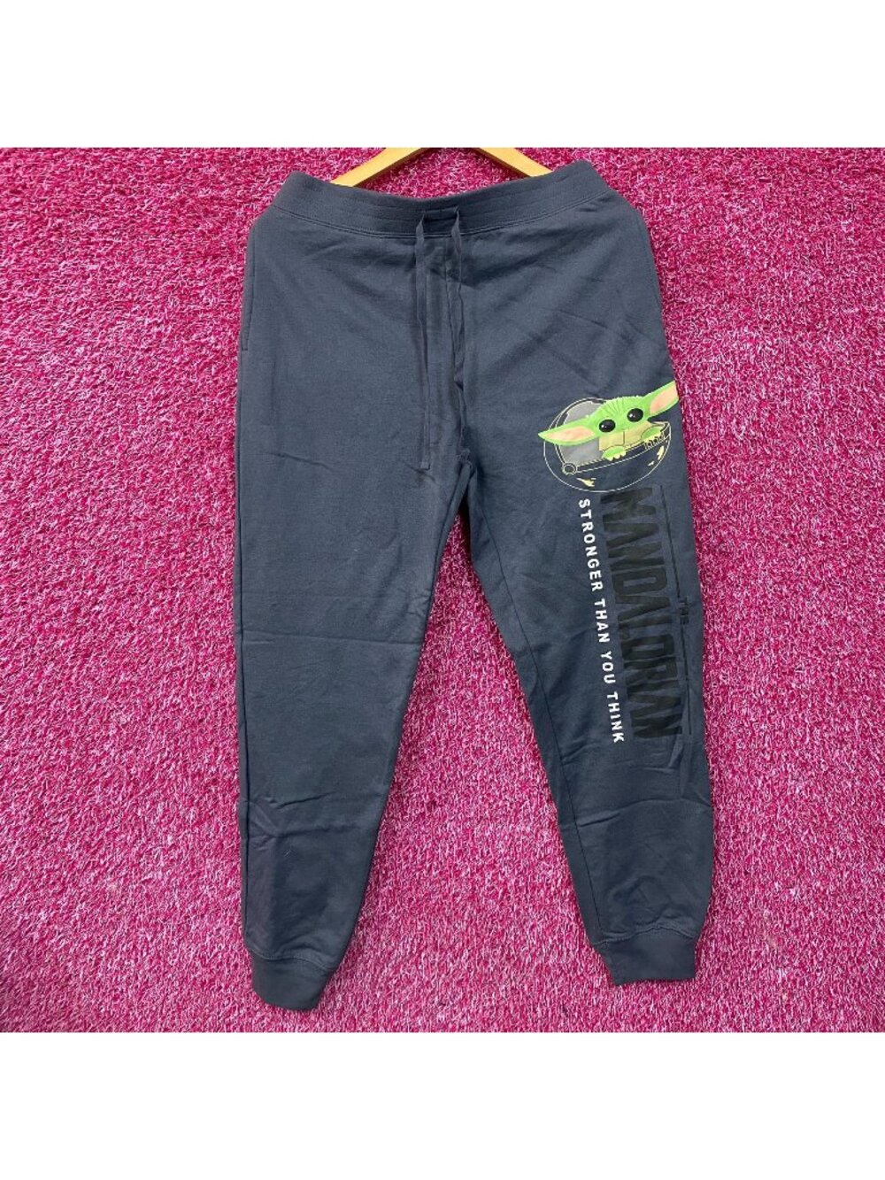 Star Wars The Mandalorian Grogu Graphic Sweatpants Medium
